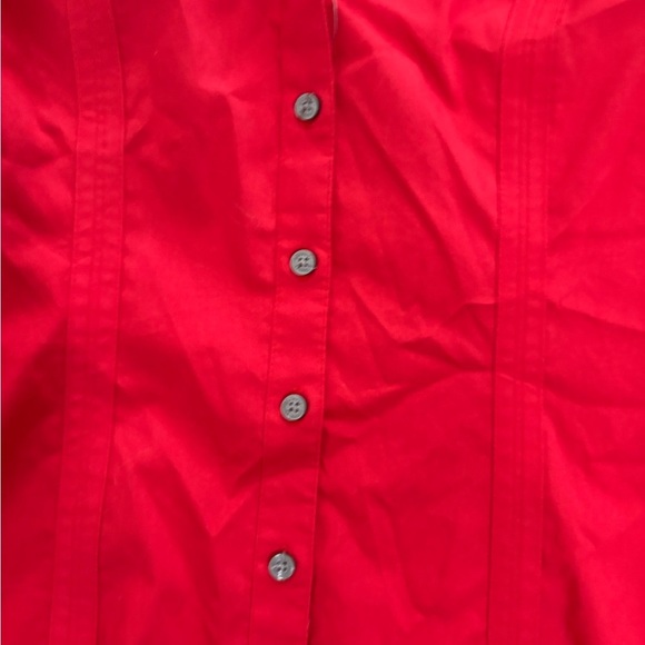Express Essential Red Shirt - Picture 2 of 9